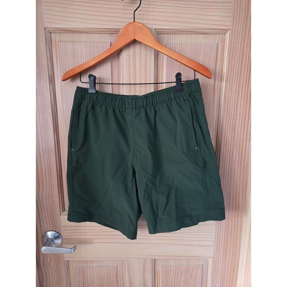 Myles Men's Dark Forest Green Athletic Workout Shorts Medium